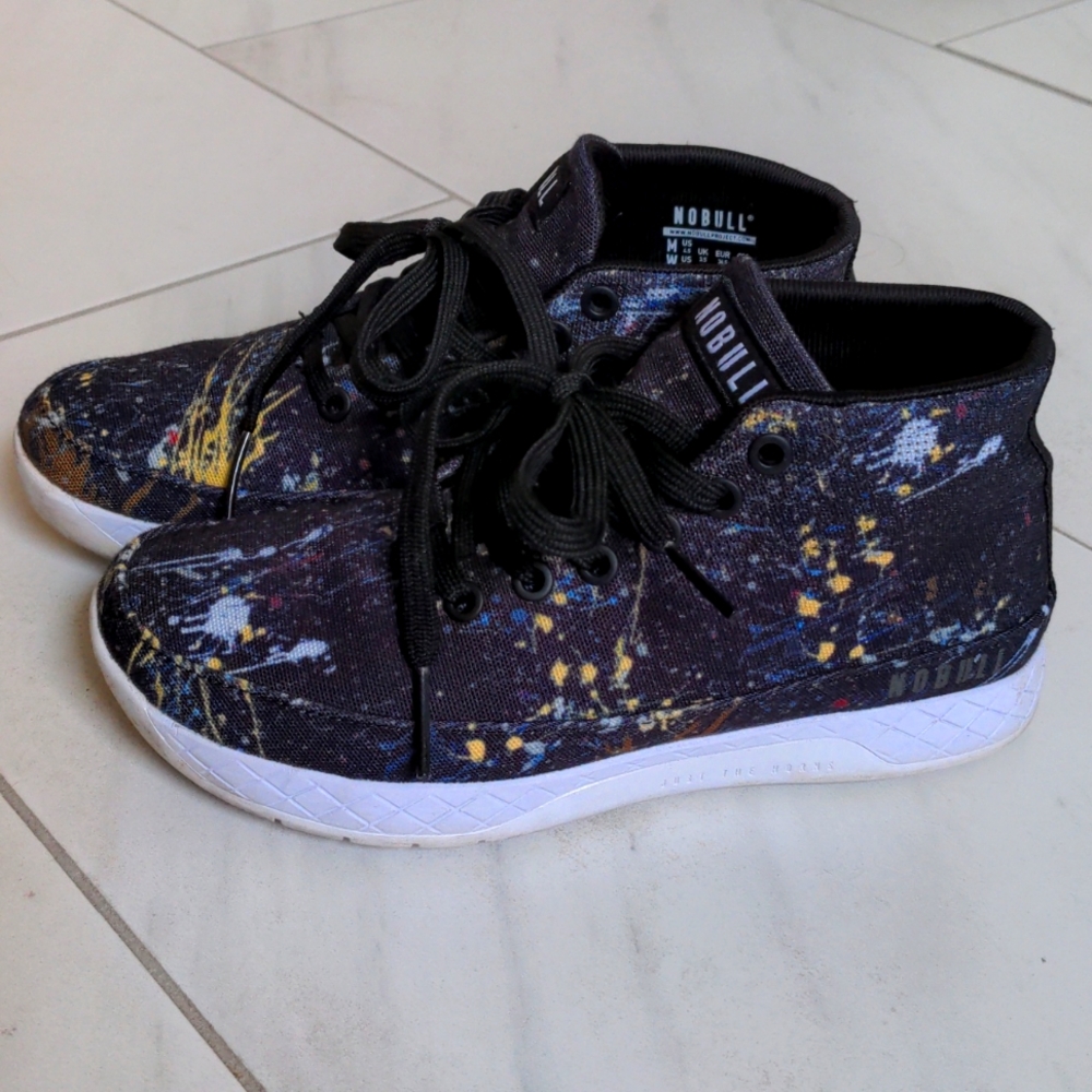 NoBull Trainers Mid Paint Splatter 4.5 / 6